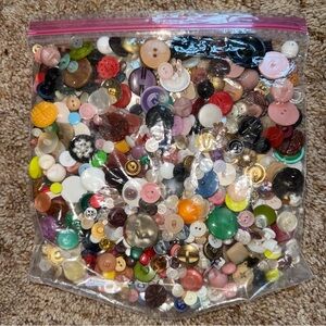 Vintage 60s-90s Rainbow Colorful MCM Buttons Collection